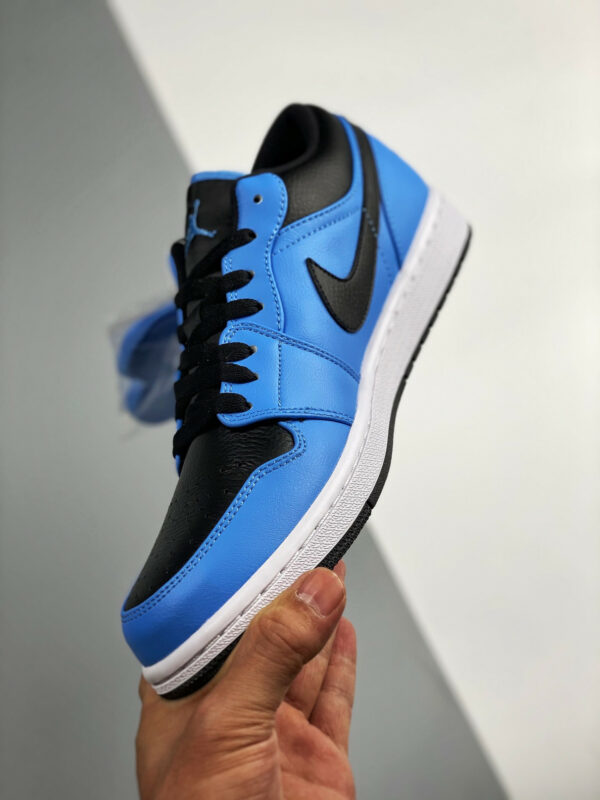 Air Jordan 1 Low University Blue Black-White For Sale