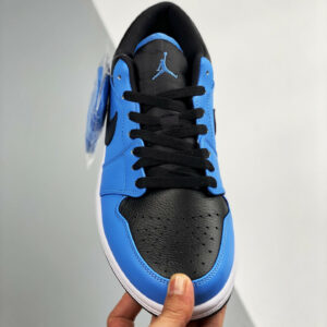 Air Jordan 1 Low University Blue Black-White For Sale