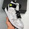 Air Jordan 1 Mid DIY White Black-Volt For Sale