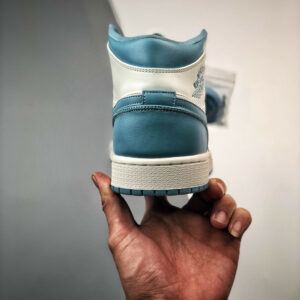 Air Jordan 1 Mid UNC White Powder Blue BQ6472-141 For Sale