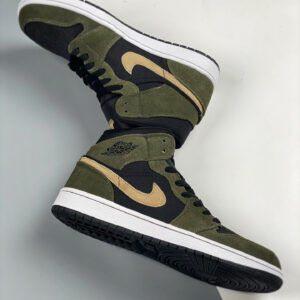 Air Jordan 1 Mid Military Olive Green BQ6472-030 On Sale