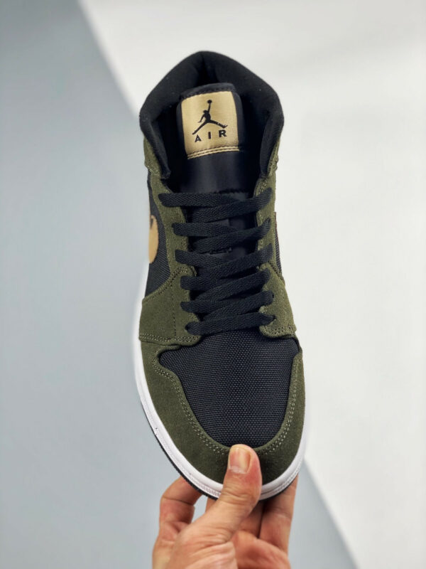 Air Jordan 1 Mid Military Olive Green BQ6472-030 On Sale