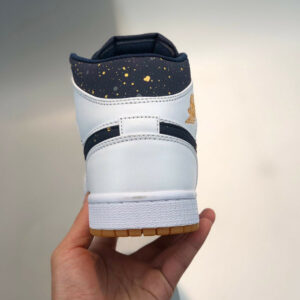 Air Jordan 1 Mid Jeter Sail Bronze-College Navy On Sale