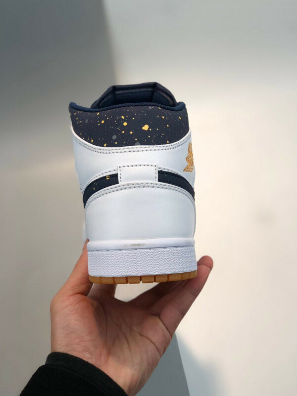 Air Jordan 1 Mid Jeter Sail Bronze-College Navy On Sale