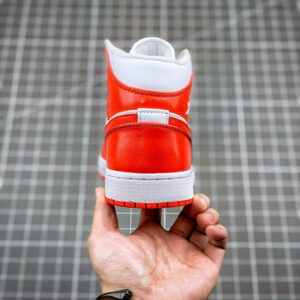 Air Jordan 1 Mid Orange and White BQ6472-116 For Sale