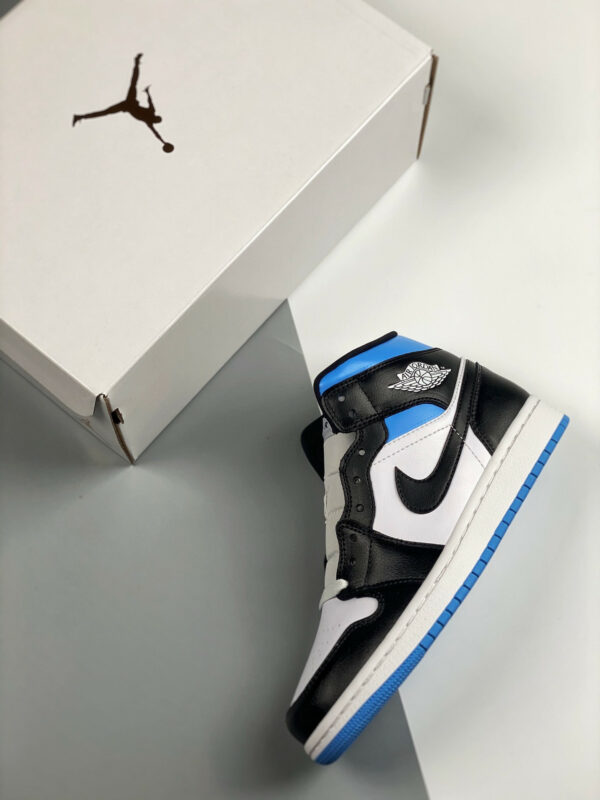 Air Jordan 1 Mid Royal Black White For Sale