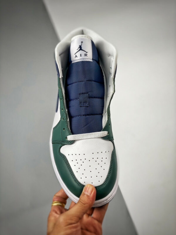 Air Jordan 1 Mid Seattle Seahawks Green Midnight Navy-White DZ5326-300 For Sale