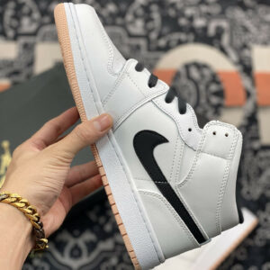 Air Jordan 1 Mid White Anthracite-Arctic Orange For Sale