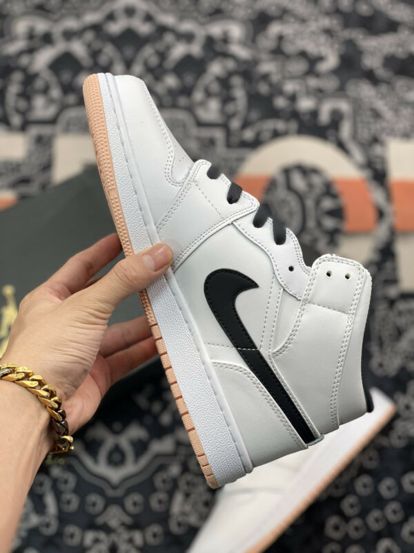 Air Jordan 1 Mid White Anthracite-Arctic Orange For Sale