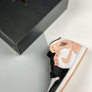 Air Jordan 1 Mid White Black-Crimson Tint For Sale