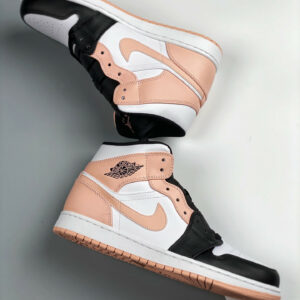 Air Jordan 1 Mid White Black-Crimson Tint For Sale