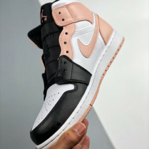 Air Jordan 1 Mid White Black-Crimson Tint For Sale