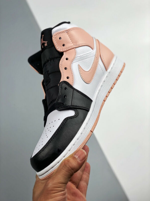 Air Jordan 1 Mid White Black-Crimson Tint For Sale