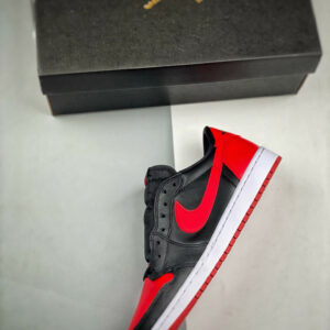 Air Jordan 1 Retro Low Bred Black Varsity Red 705329-001 For Sale