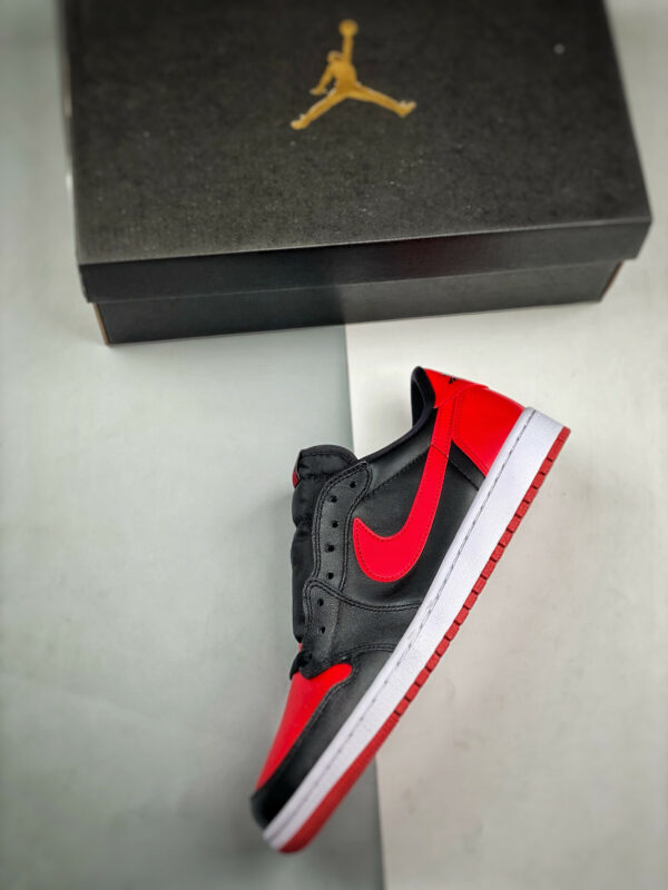 Air Jordan 1 Retro Low Bred Black Varsity Red 705329-001 For Sale