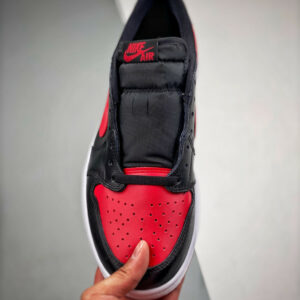 Air Jordan 1 Retro Low Bred Black Varsity Red 705329-001 For Sale