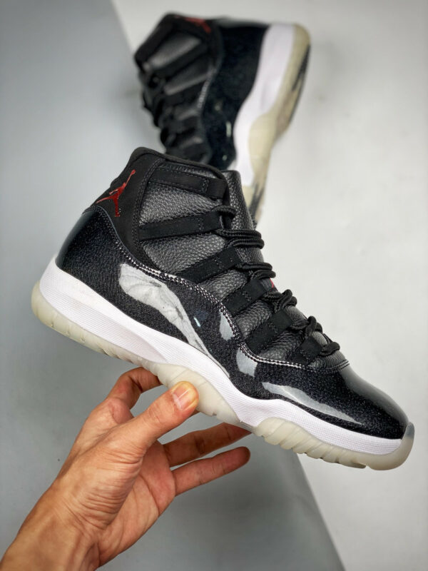 Air Jordan 11 Retro 72-10 Black Gym Red-White 378037-002 For Sale