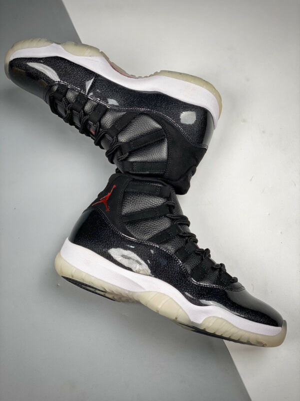 Air Jordan 11 Retro 72-10 Black Gym Red-White 378037-002 For Sale