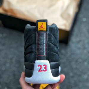 Air Jordan 12 Reverse Taxi Black White-Taxi 130690-017 For Sale