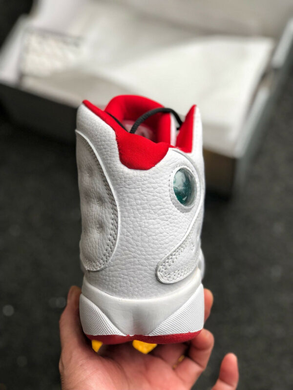 Air Jordan 13 History of Flight White Metallic Silver-University Red On Sale