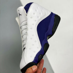 Air Jordan 13 Lakers White Black-Court Purple-University Gold On Sale