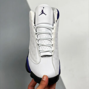 Air Jordan 13 Lakers White Black-Court Purple-University Gold On Sale