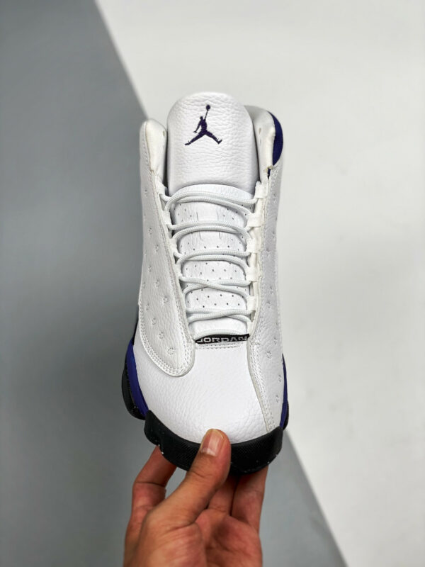 Air Jordan 13 Lakers White Black-Court Purple-University Gold On Sale