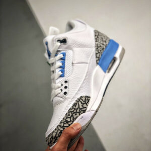 Air Jordan 3 UNC White Valor Blue-Tech Grey CT8532-104 For Sale