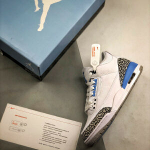 Air Jordan 3 UNC White Valor Blue-Tech Grey CT8532-104 For Sale