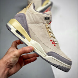 Air Jordan 3 Muslin University Red-Cement Grey-Sail DH7139-100 For Sale