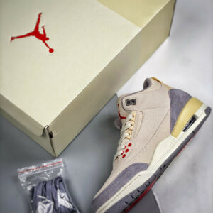 Air Jordan 3 Muslin University Red-Cement Grey-Sail DH7139-100 For Sale