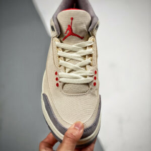 Air Jordan 3 Muslin University Red-Cement Grey-Sail DH7139-100 For Sale