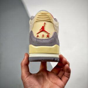 Air Jordan 3 Muslin University Red-Cement Grey-Sail DH7139-100 For Sale