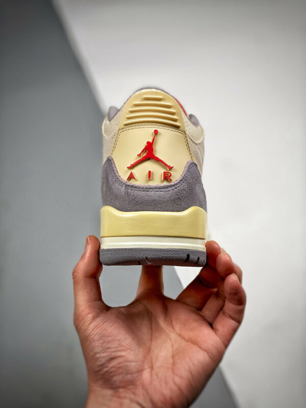 Air Jordan 3 Muslin University Red-Cement Grey-Sail DH7139-100 For Sale