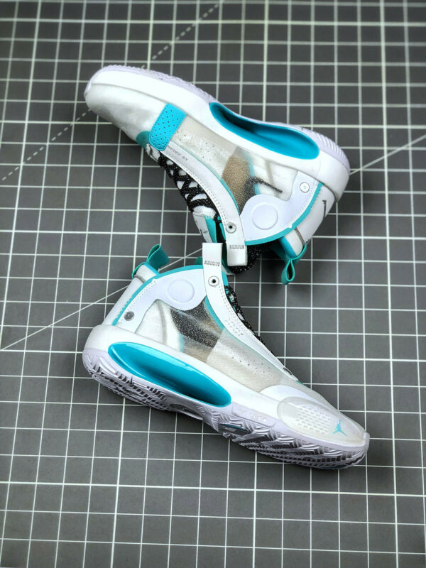 Air Jordan 34 Snow Leopard White Aurora-Metallic Silver On Sale