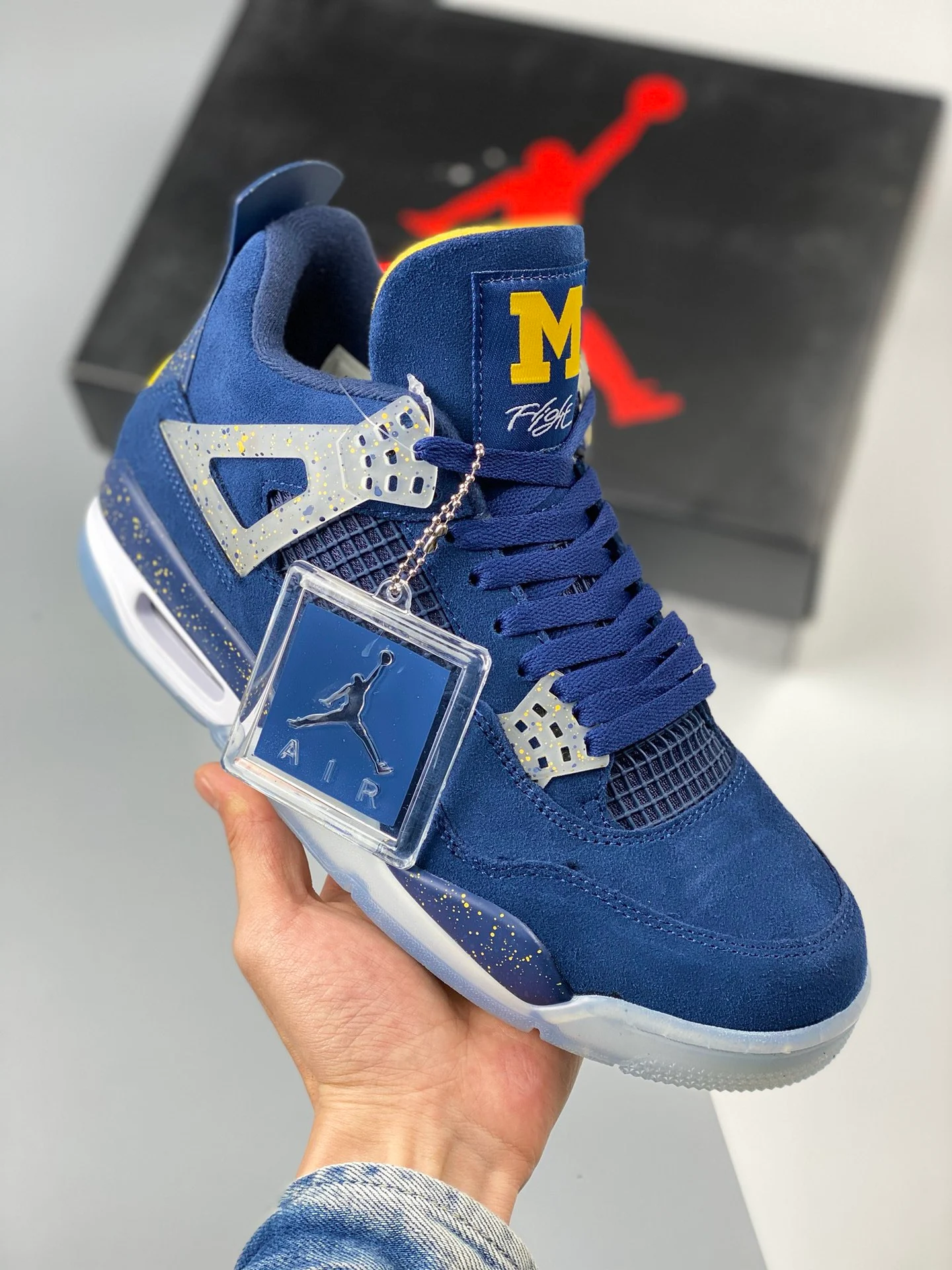 Air Jordan 4 Michigan Wolverines PE For Sale