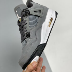 Air Jordan 4 Retro Cool Grey Chrome-Dark Charcoal-Varsity Maize For Sale