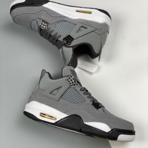 Air Jordan 4 Retro Cool Grey Chrome-Dark Charcoal-Varsity Maize For Sale