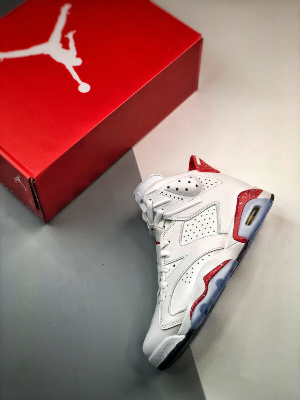 Air Jordan 6 Red Oreo White University Red-Black CT8529-162 For Sale