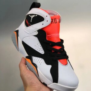 Air Jordan 7 White Black-Hot Lava On Sale