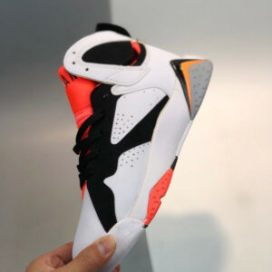 Air Jordan 7 White Black-Hot Lava On Sale