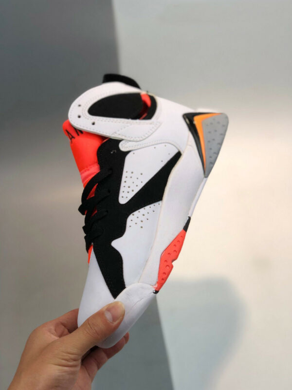 Air Jordan 7 White Black-Hot Lava On Sale