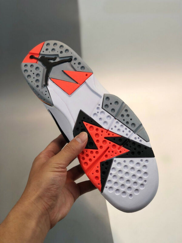 Air Jordan 7 White Black-Hot Lava On Sale