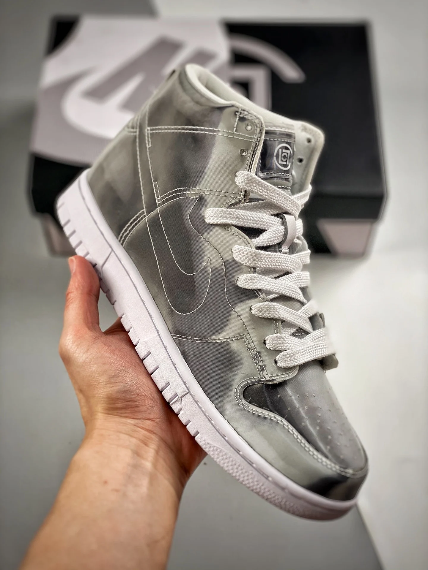 Clot x Nike Dunk High Metallic Silver DH4444-900 For Sale