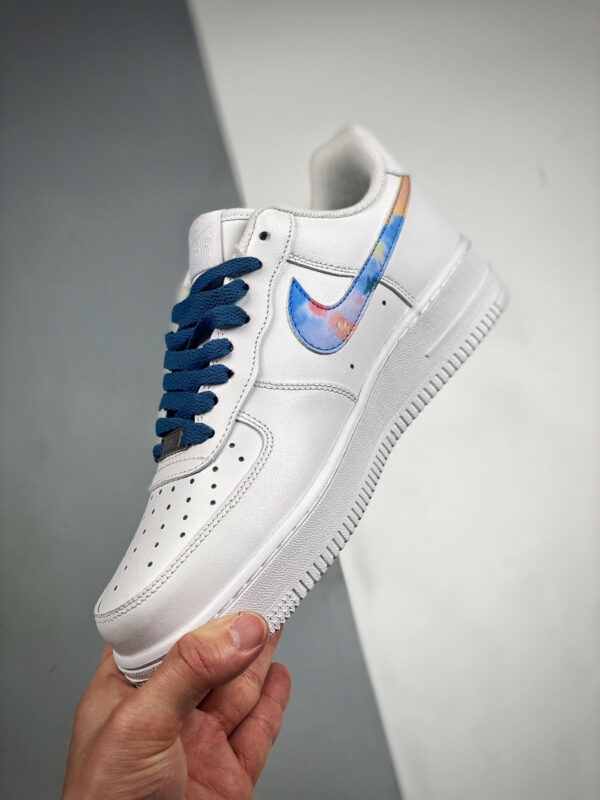 Custom Nike Air Force 1 Low White Blue For Sale