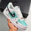 Custom Nike Air Force 1 Low White Green For Sale