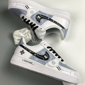 Custom Nike Air Force 1 White Black By You