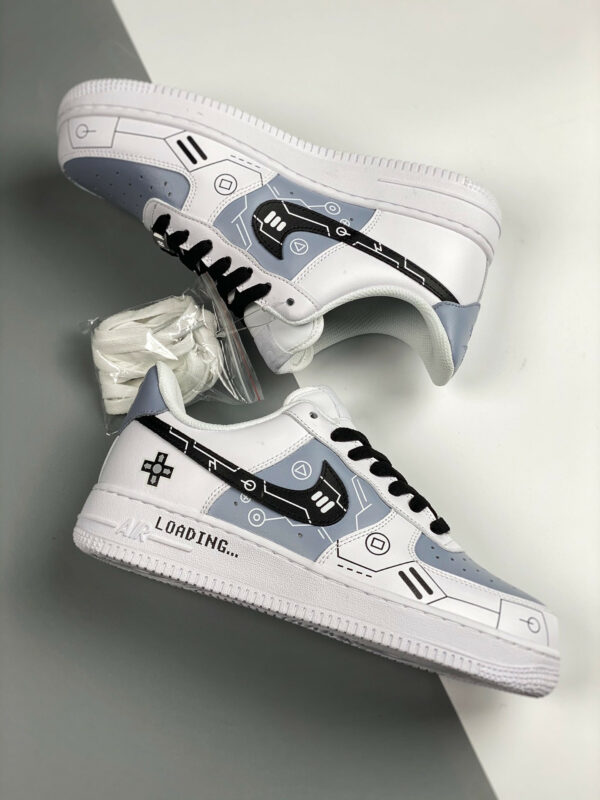 Custom Nike Air Force 1 White Black By You