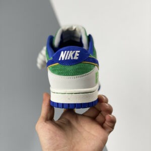 Custom Nike Dunk Low Brazil  White Brown Green For Sale