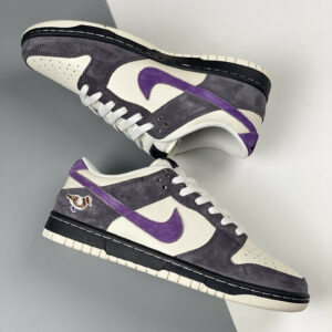 Custom Nike Dunk Low White Purple Black For Sale